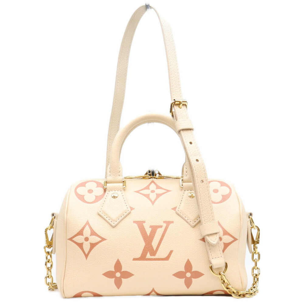 LOUIS VUITTON M46397 Empreinte Crème Rose Trianon Speedy Bandoulière 20 Shoul...